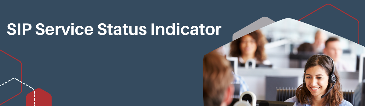 SIP Service Status Indicator